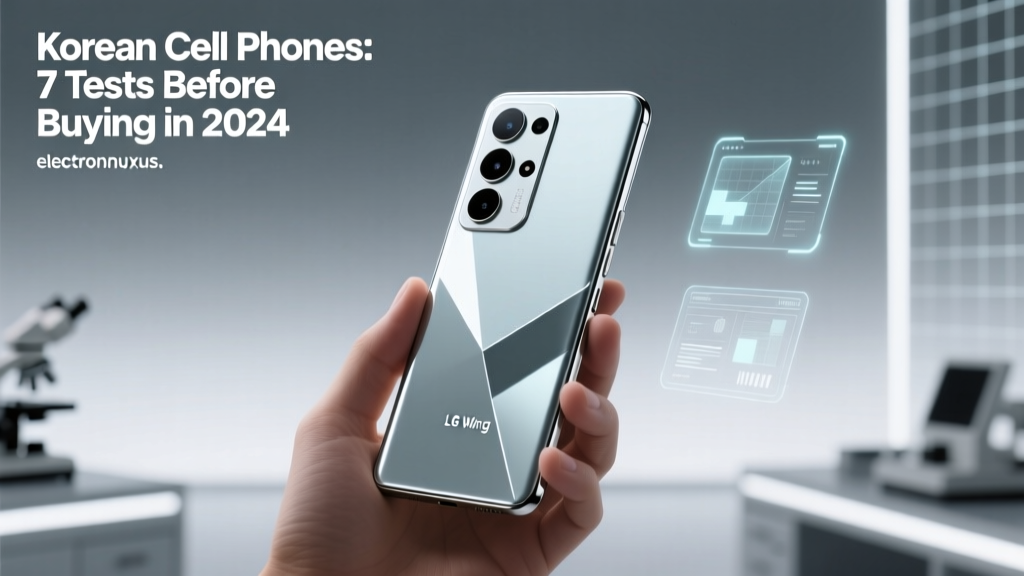 Korean Cell Phones: 7 Tests Before Buying in 2024