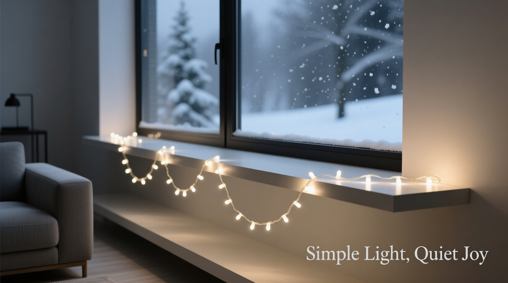 minimalist christmas lighting ideas using just one string for modern spaces