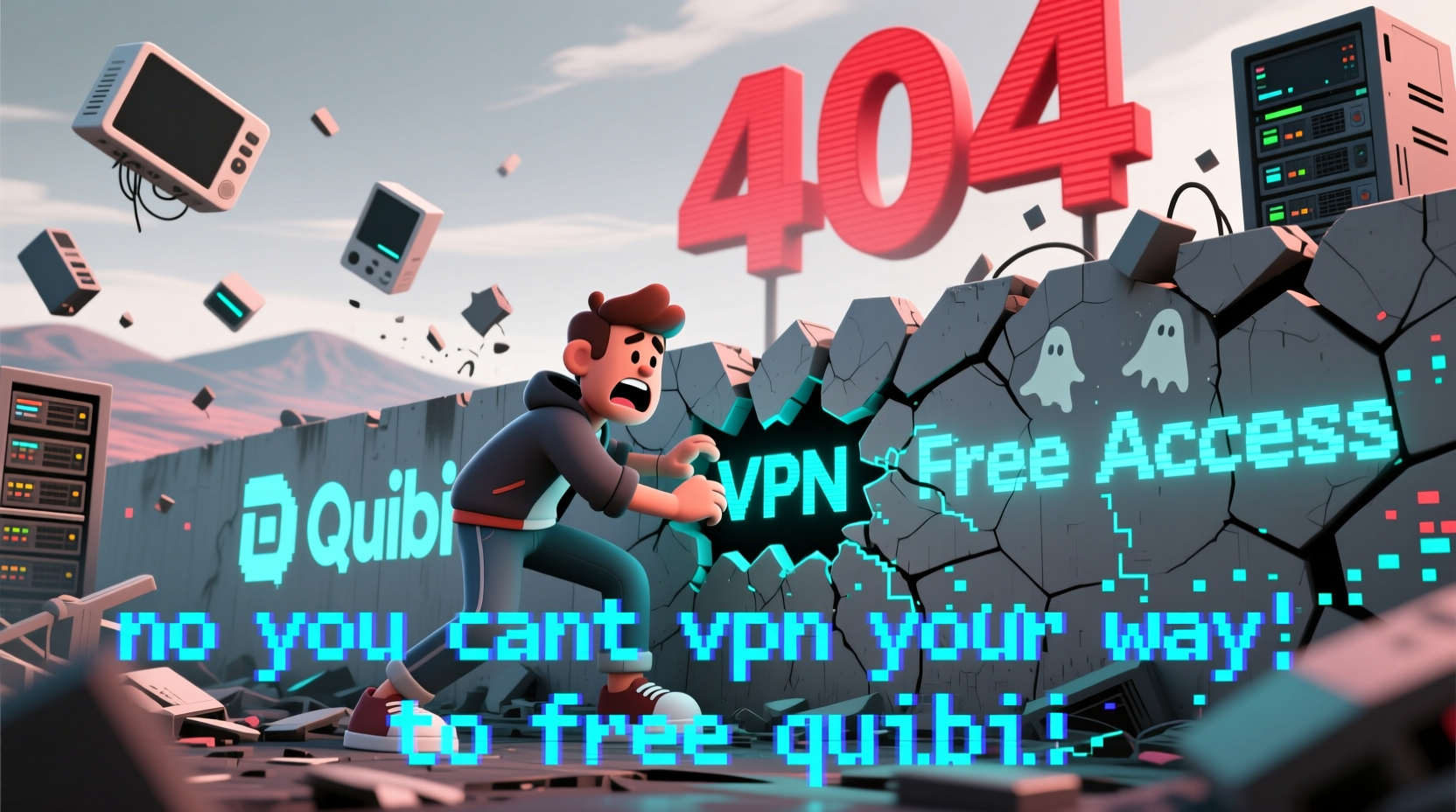 no you cant vpn your way to free quibi