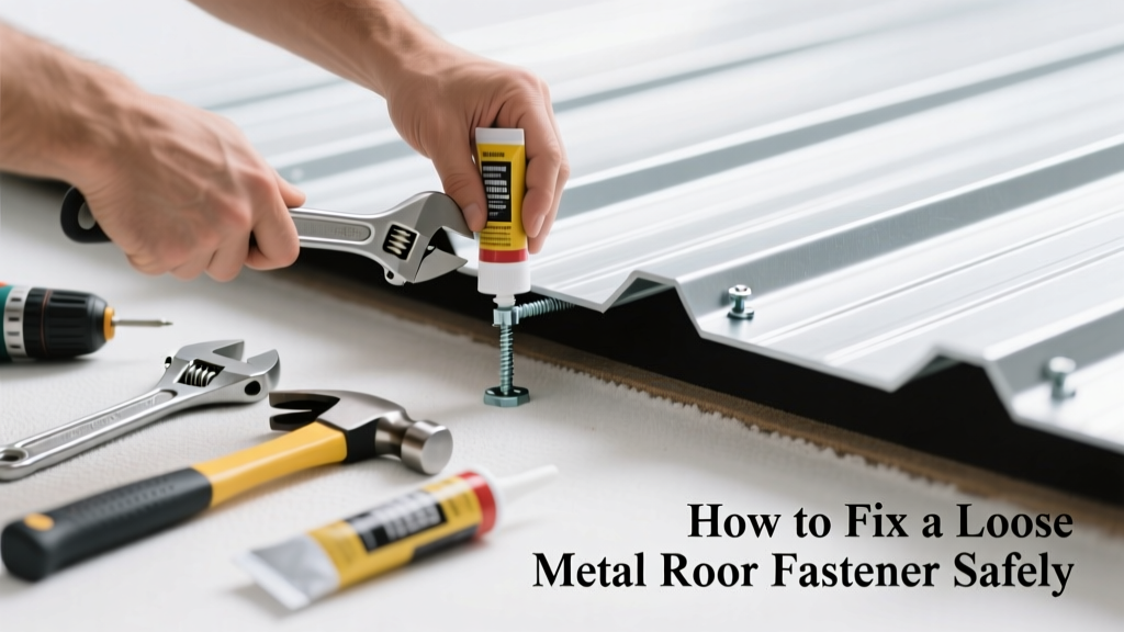 How to Fix a Loose Metal Roof Fastener Safely