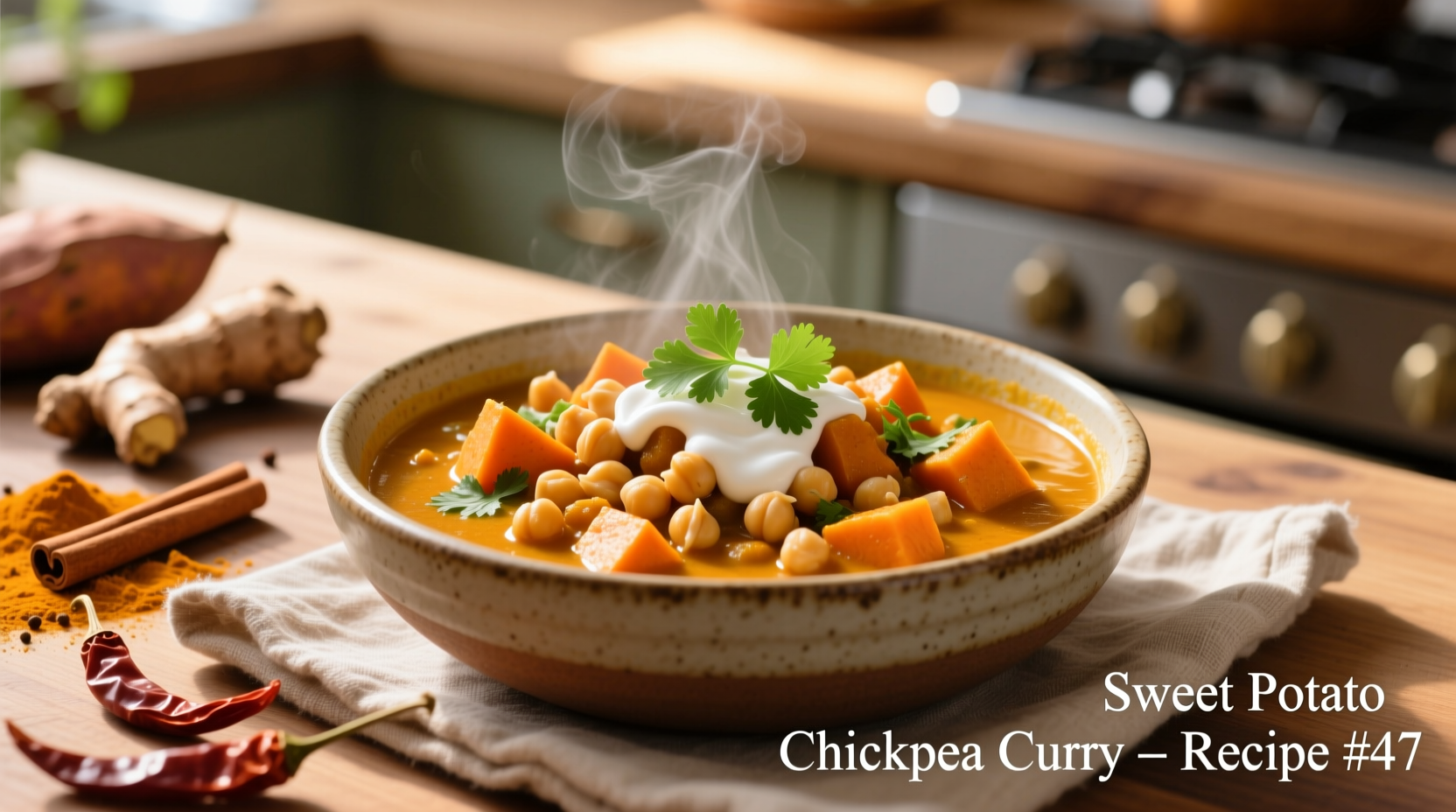 Perfect Sweet Potato Chickpea Curry Recipe in 35 Minutes