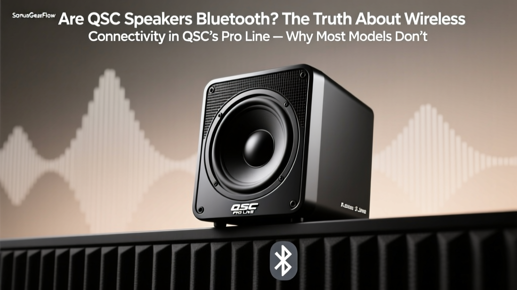 Are QSC Speakers Bluetooth? (2026)