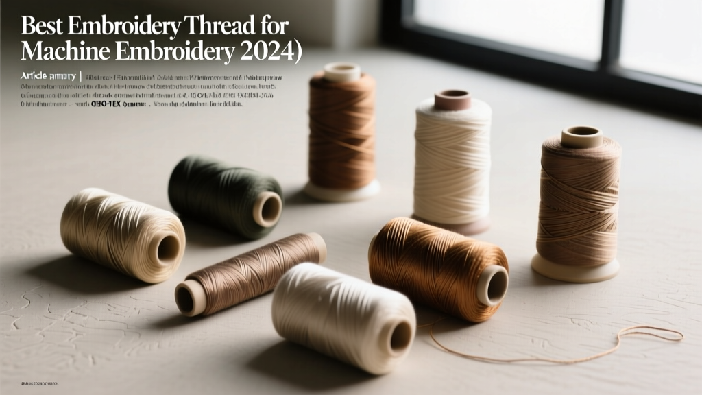 Best Embroidery Thread for Machine Embroidery (2024)