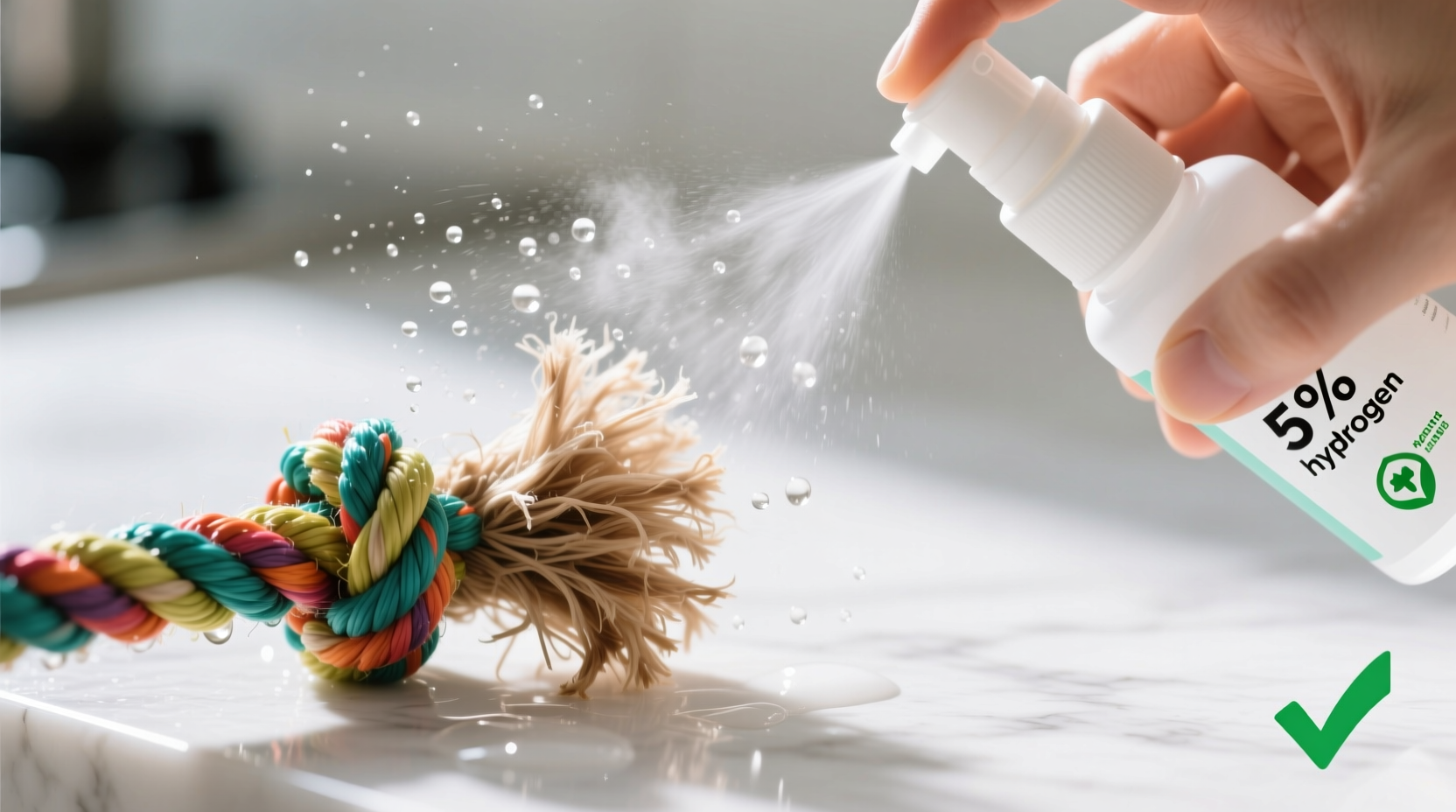 eco friendly cleaning disinfect pet rope toys safely