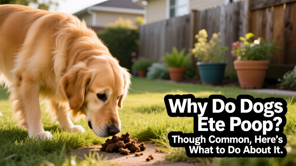 Why Do Dogs Eat Poop? Although Common Behavior, Here's What to Do About It