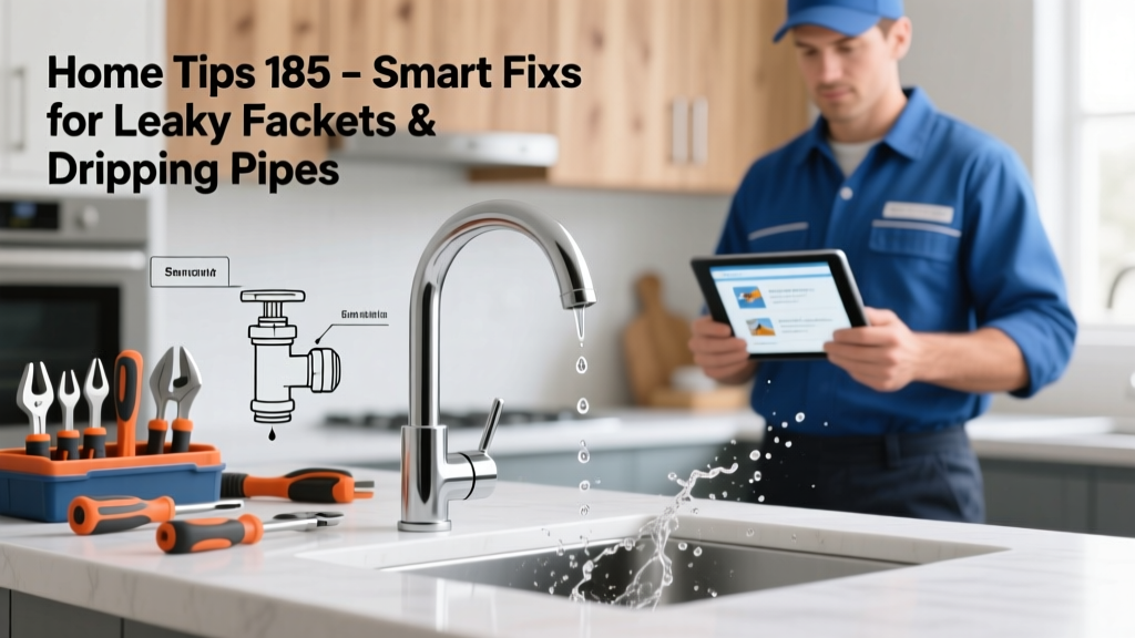 Home Tips 185: Smart Fixes for Leaky Faucets & Dripping Pipes