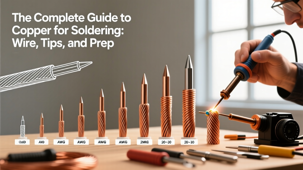 The Complete Guide to Copper for Soldering: Wire, Tips, and Prep