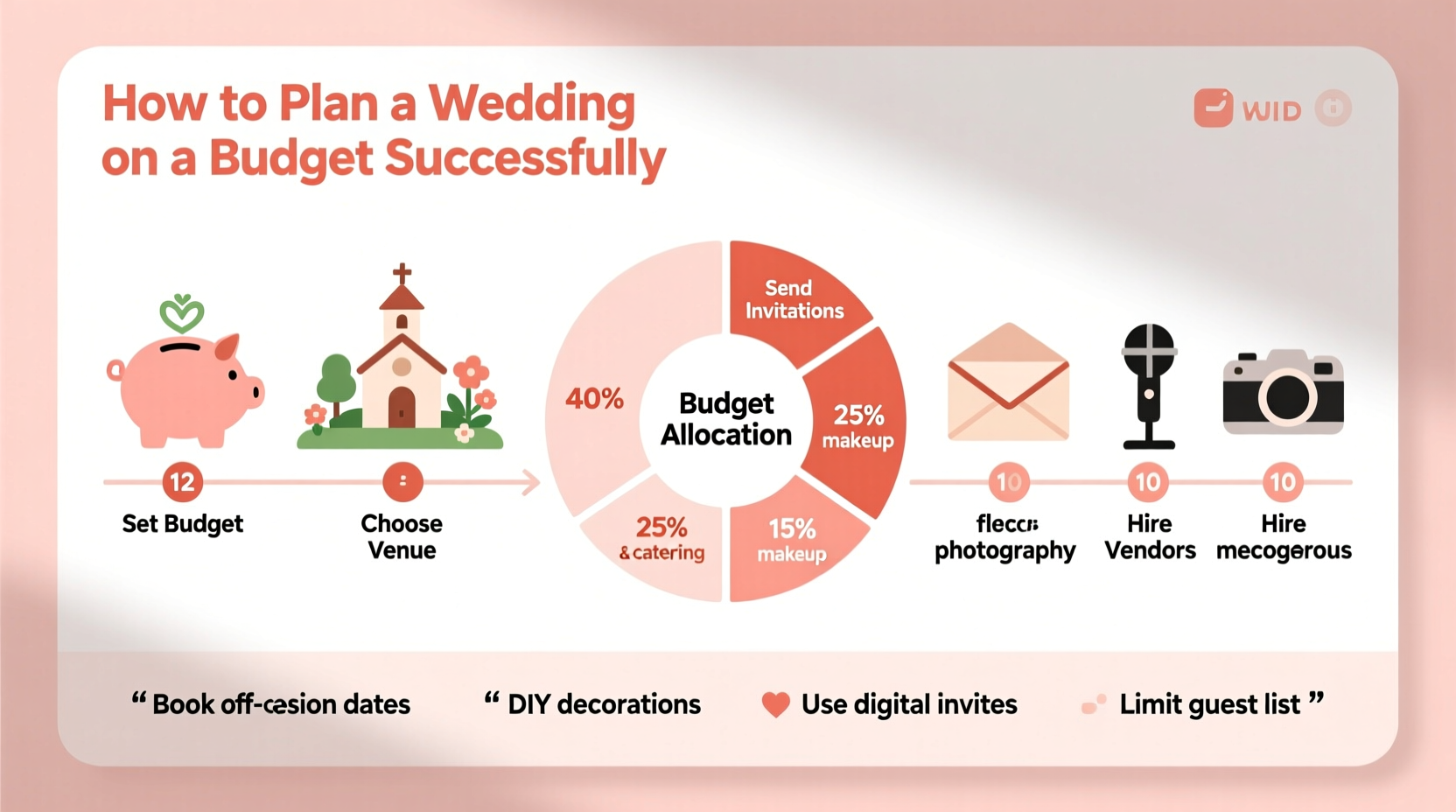 how to plan a wedding on a budget