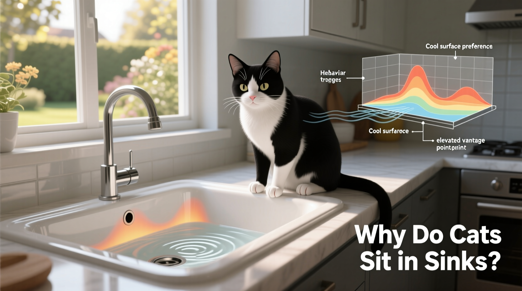 why does my cat sit in the sink science behind the quirky behavior