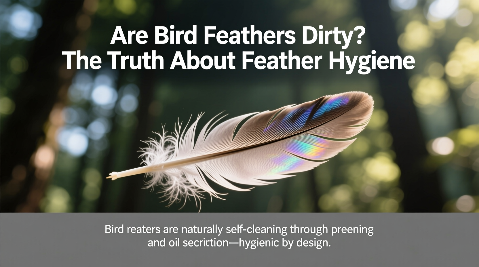 are bird feathers dirty