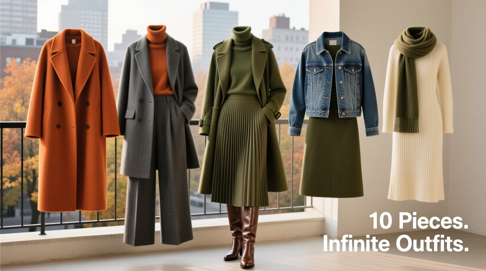 capsule wardrobe for fall how to style 10 pieces for endless outfits