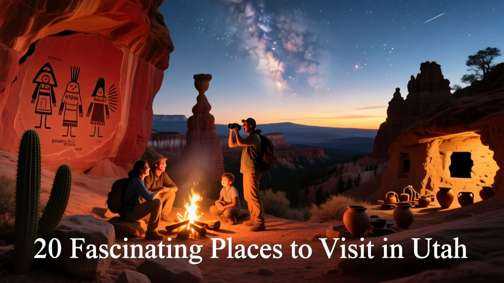 20 Fascinating Places To Visit In Utah: From Red Rock Canyons to Historic Ghost Towns
