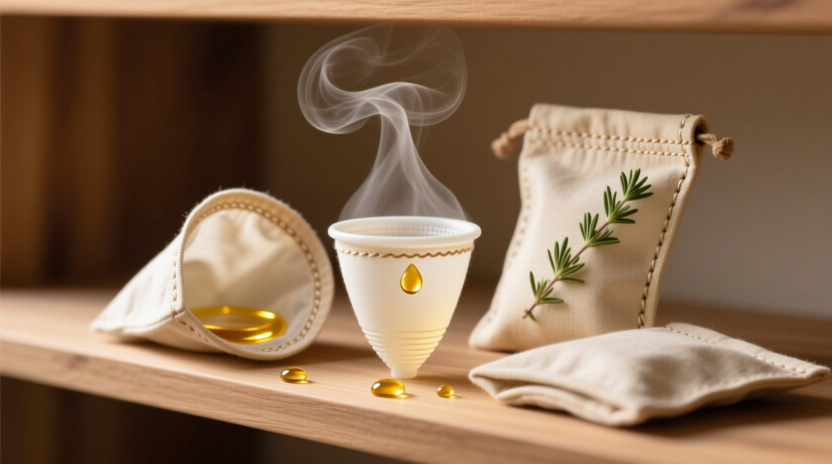 eco friendly cleaning tips sanitize menstrual cup pouches safely