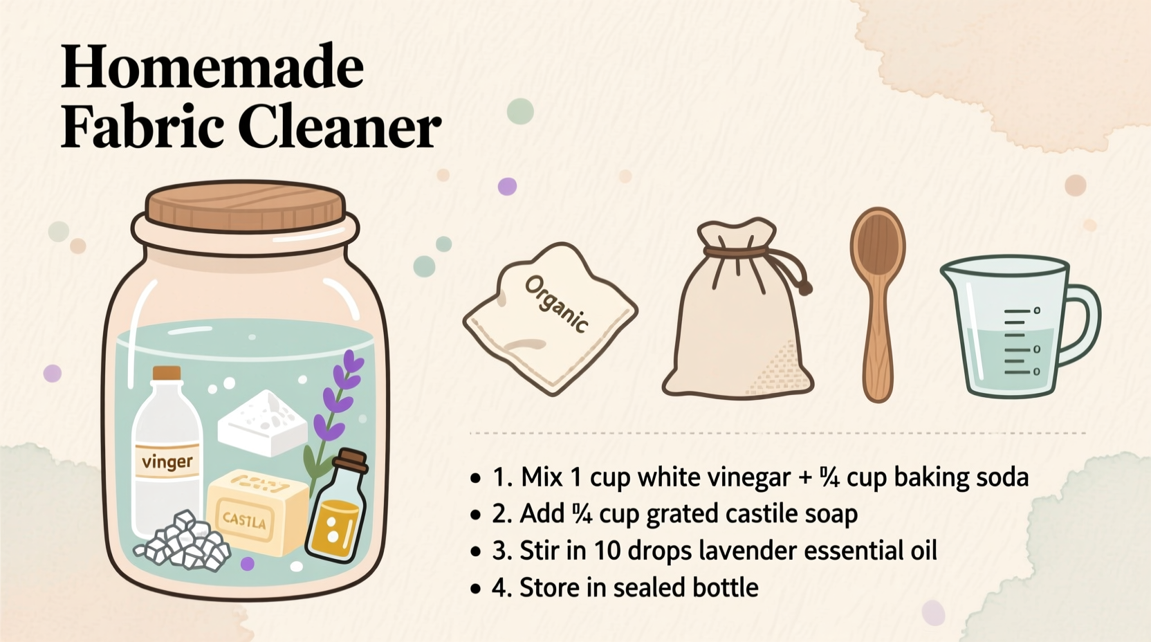 recipe for homemade clothes detergent