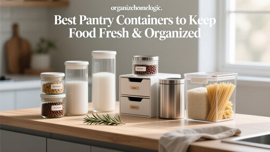 Best Pantry Containers to Keep Food Fresh & Organized