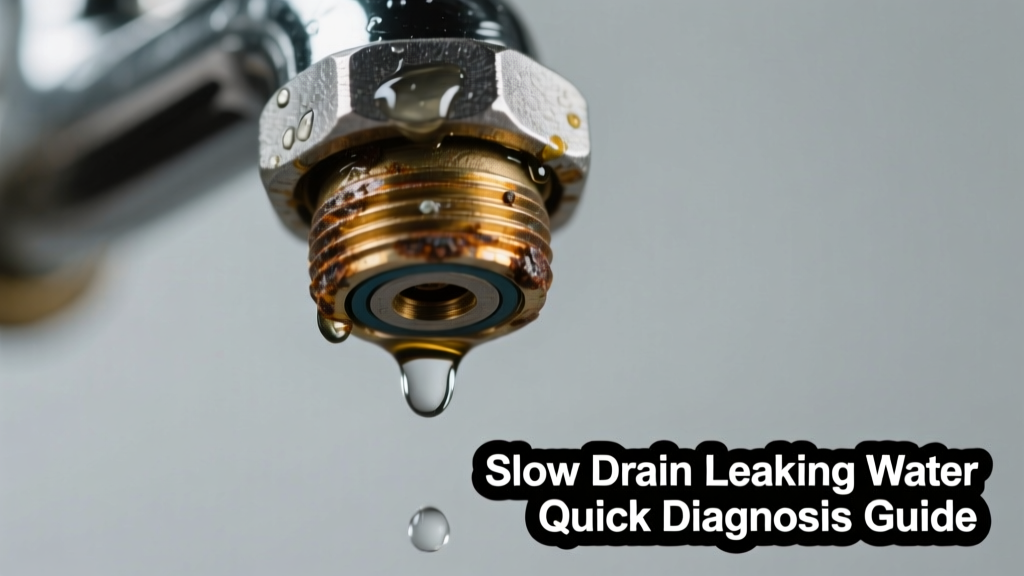 Slow Drain Leaking Water: Quick Diagnosis Guide