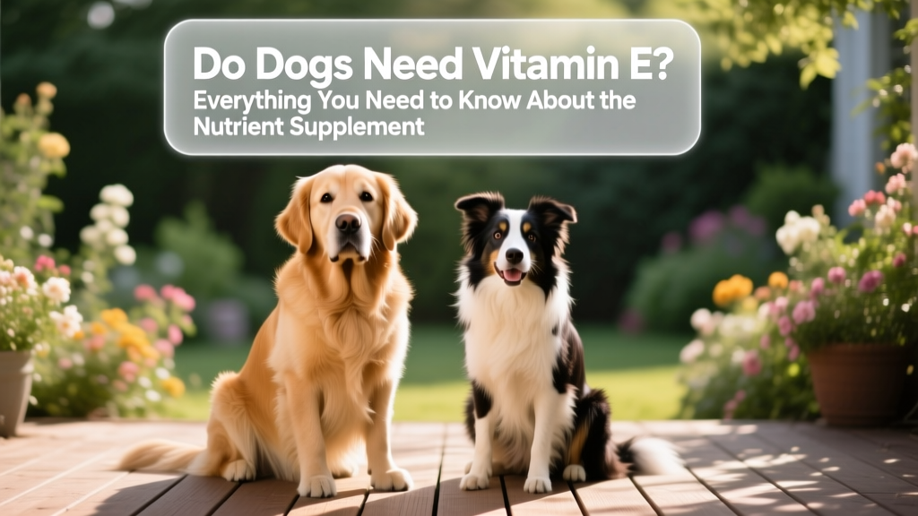 Do Dogs Need Vitamin E? Everything You Need to Know About the Nutrient Supplement