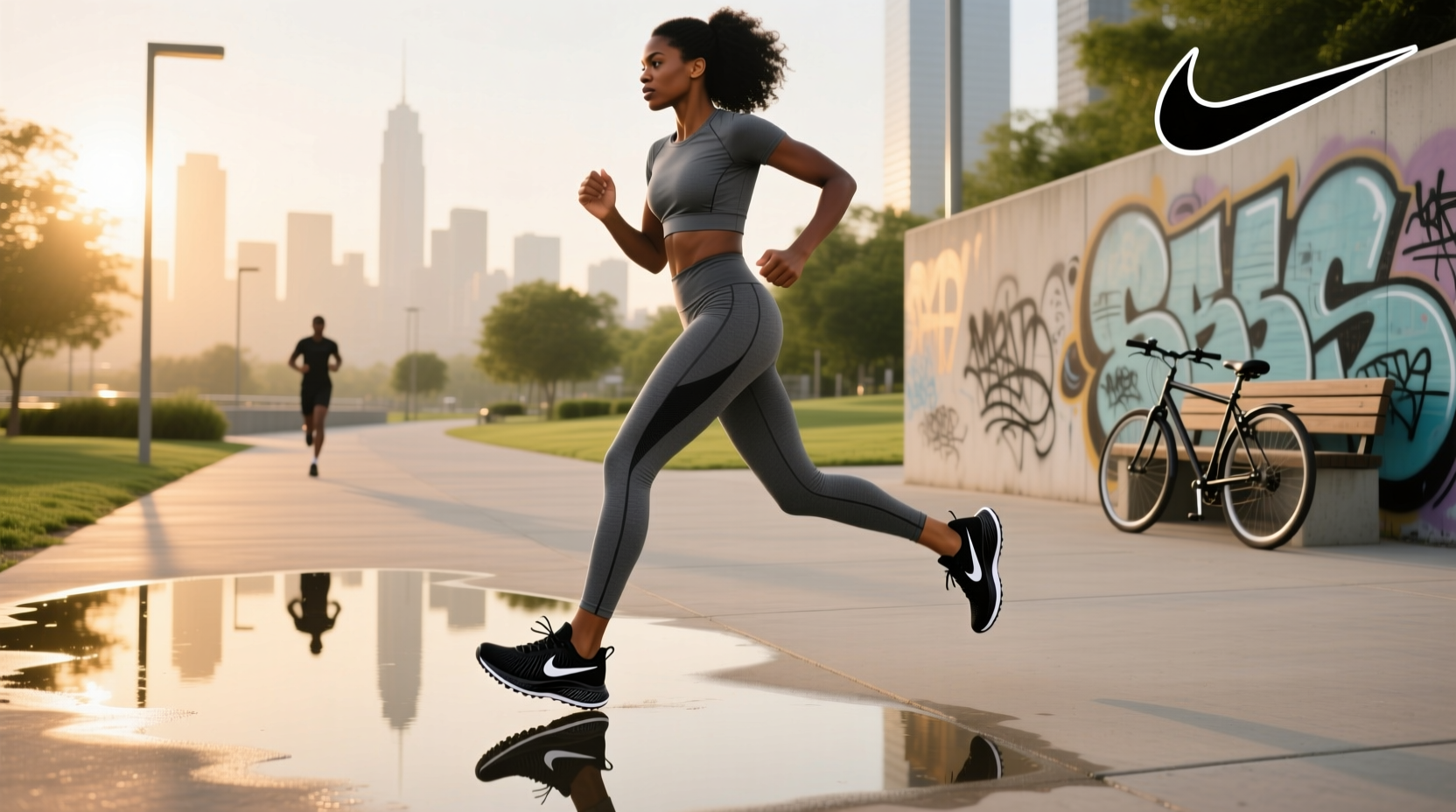 all black nike women's running shoes guide