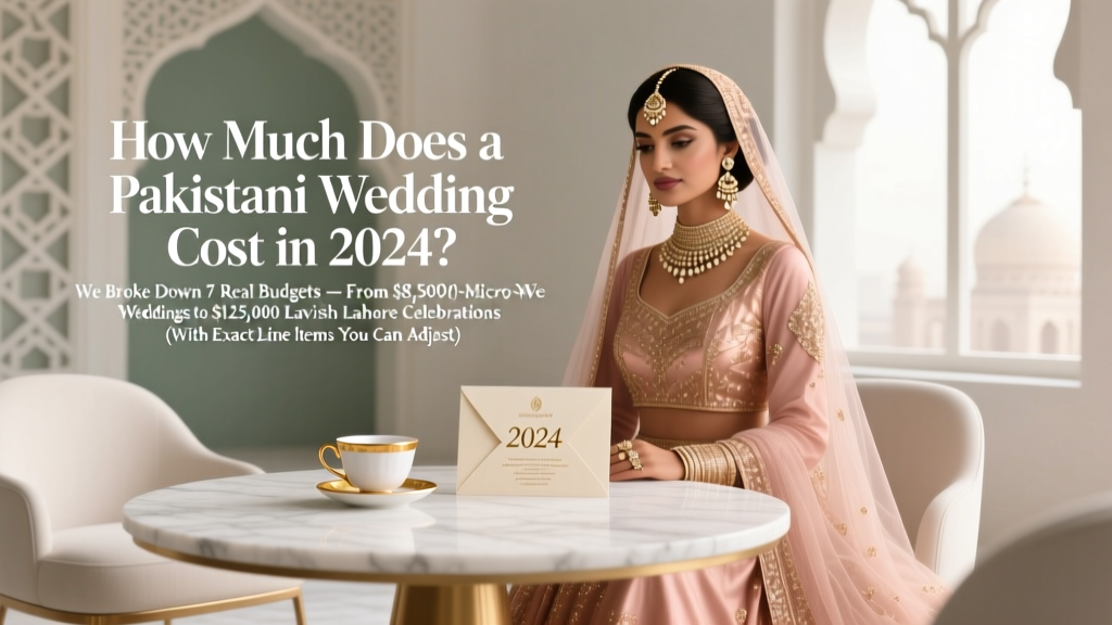 Pakistani Wedding Cost in 2026: Real Budgets & Line Items