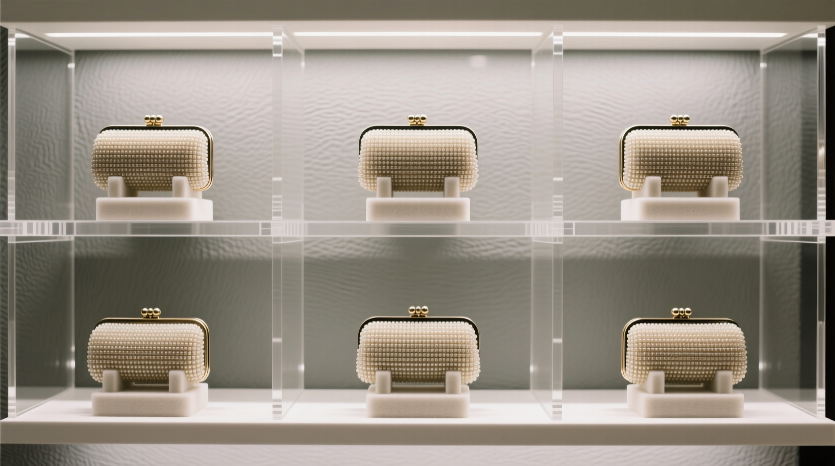closet organization tips for beaded clutches