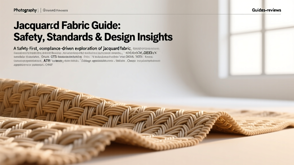 Jacguard Fabric Guide: Safety, Standards & Design Insights
