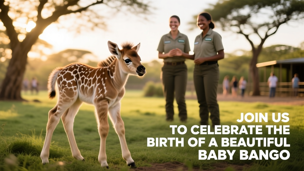 Join Us to Celebrate the Birth of a Beautiful Baby Bongo at ZooTampa