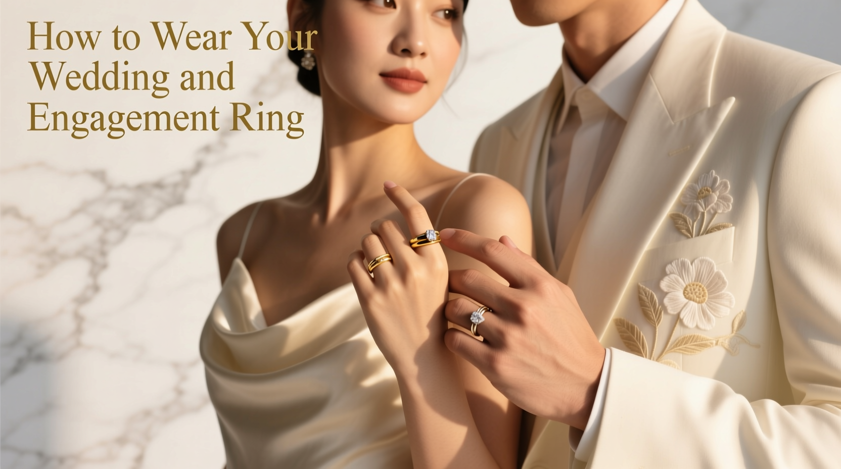 how do you wear your wedding ring and engagement ring