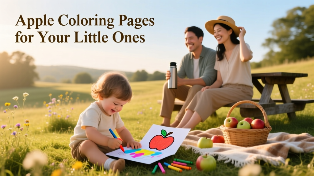 Apple Coloring Pages for Your Little Ones: A Developmentally Rich, Screen-Free Activity for Ages 2–8
