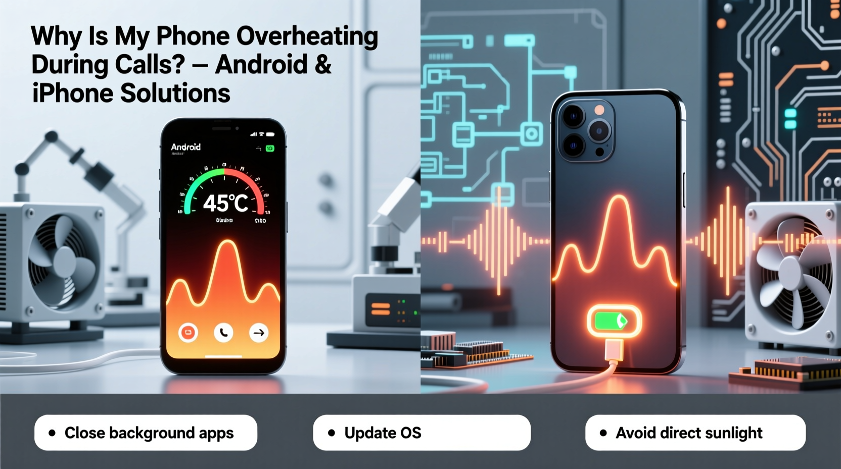 why is my phone overheating during calls solutions for android and iphone models