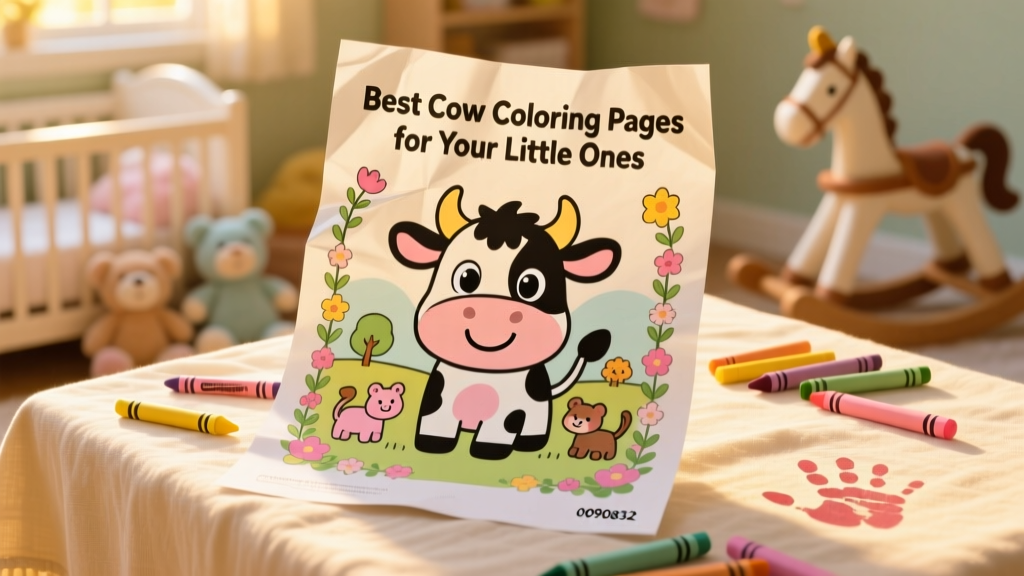 Best Cow Coloring Pages for Your Little Ones: Developmentally Appropriate, Safe, and Engaging Activities for Ages 1–6