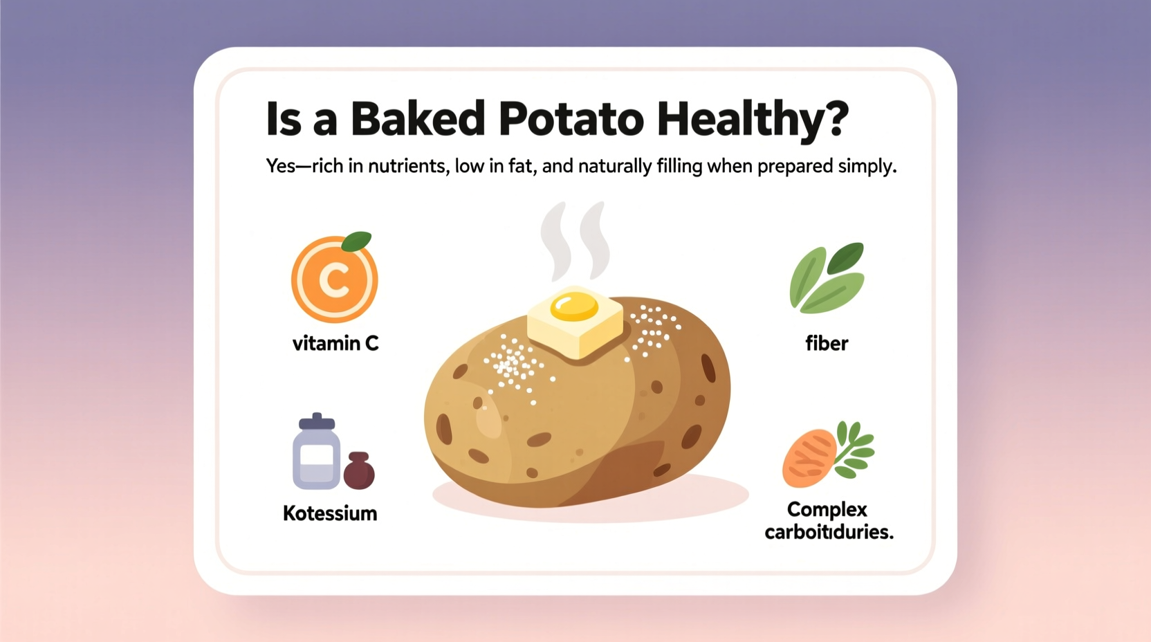 Baked Potatoes: Health Benefits and Smart Eating Guide