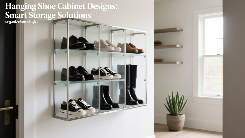 Hanging Shoe Cabinet Designs: Smart Storage Solutions