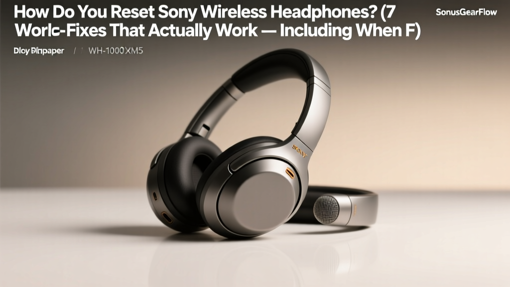 How to Reset Sony Wireless Headphones (2026)