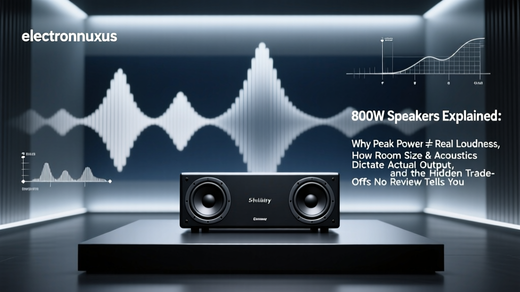 800W Speakers Explained: Why Peak Power ≠ Real Loudness, How Room Size & Acoustics Dictate Actual Output, and the Hidden Trade-Offs No Review Tells You