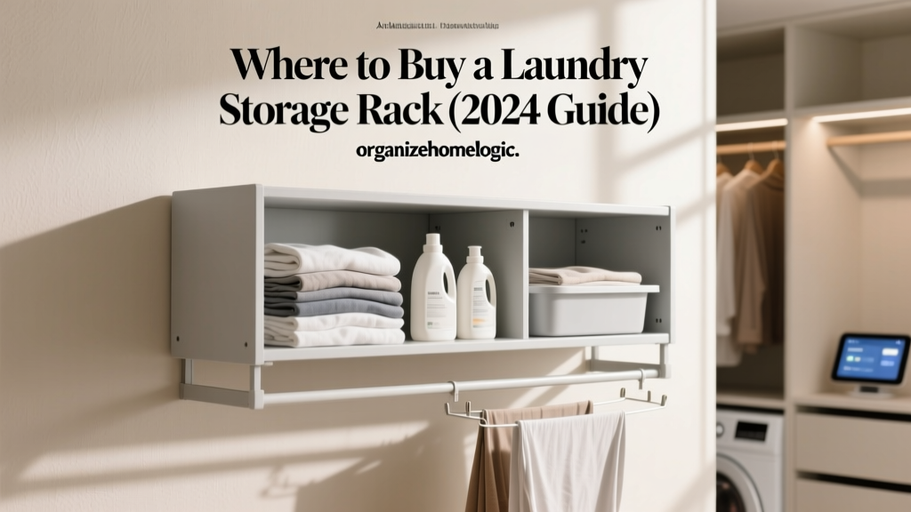 Where to Buy a Laundry Storage Rack (2024 Guide)