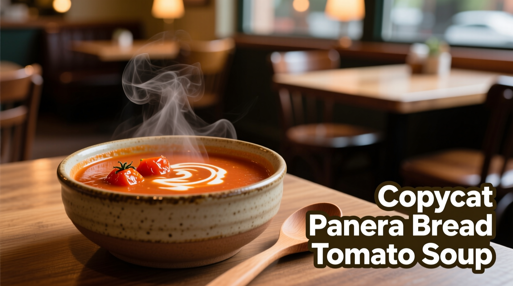 Authentic Copycat Panera Bread Tomato Soup Recipe