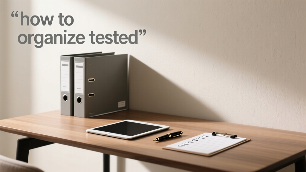 How To Organize Tested: A Practical, Evidence-Based System for Reliable Product Evaluation