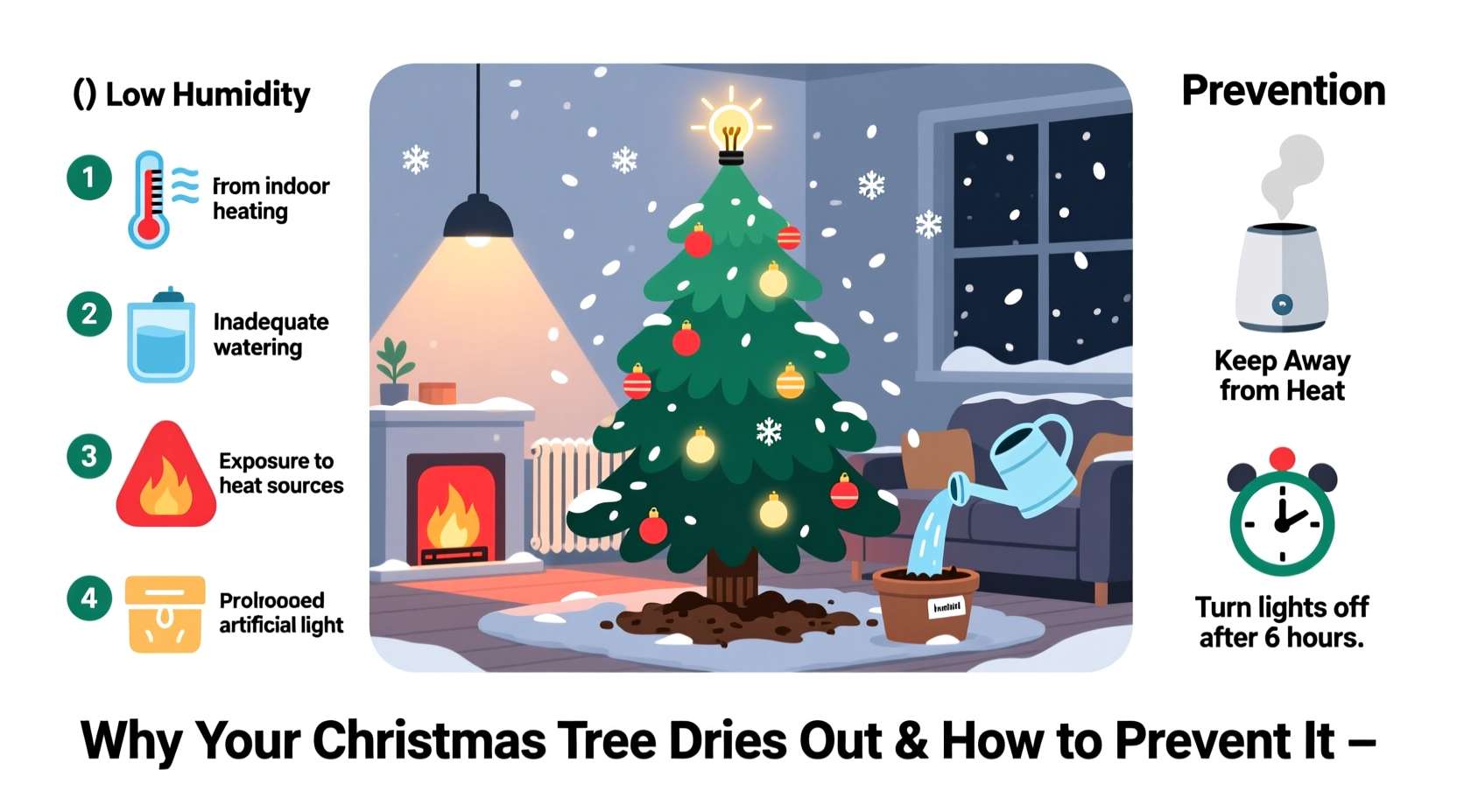 why does my christmas tree dry out so fast causes and prevention tips