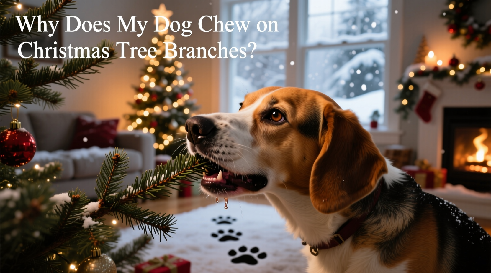 why does my dog chew on christmas tree branches behavioral insights and solutions