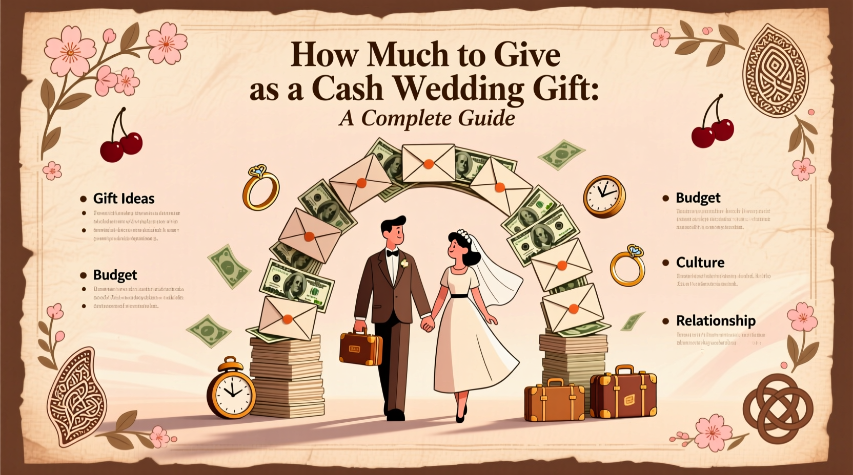 how much for a cash wedding gift