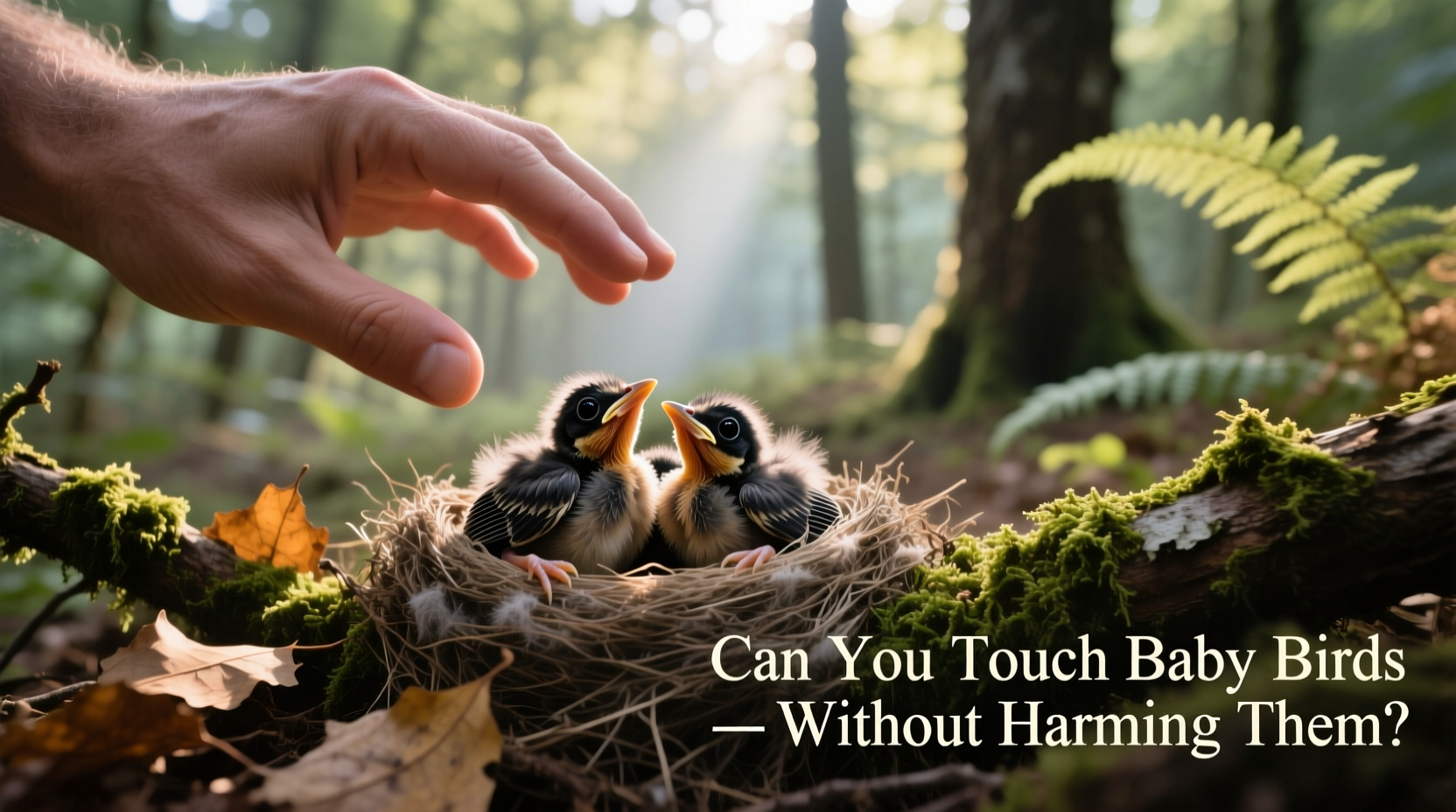 can you touch baby birds