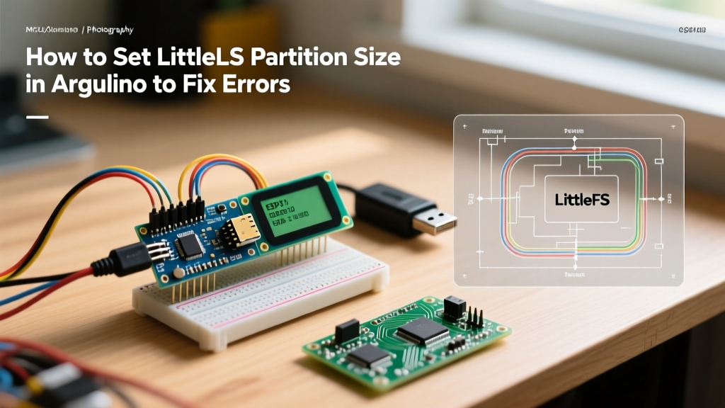 How to Set LittleFS Partition Size in Arduino to Fix Errors