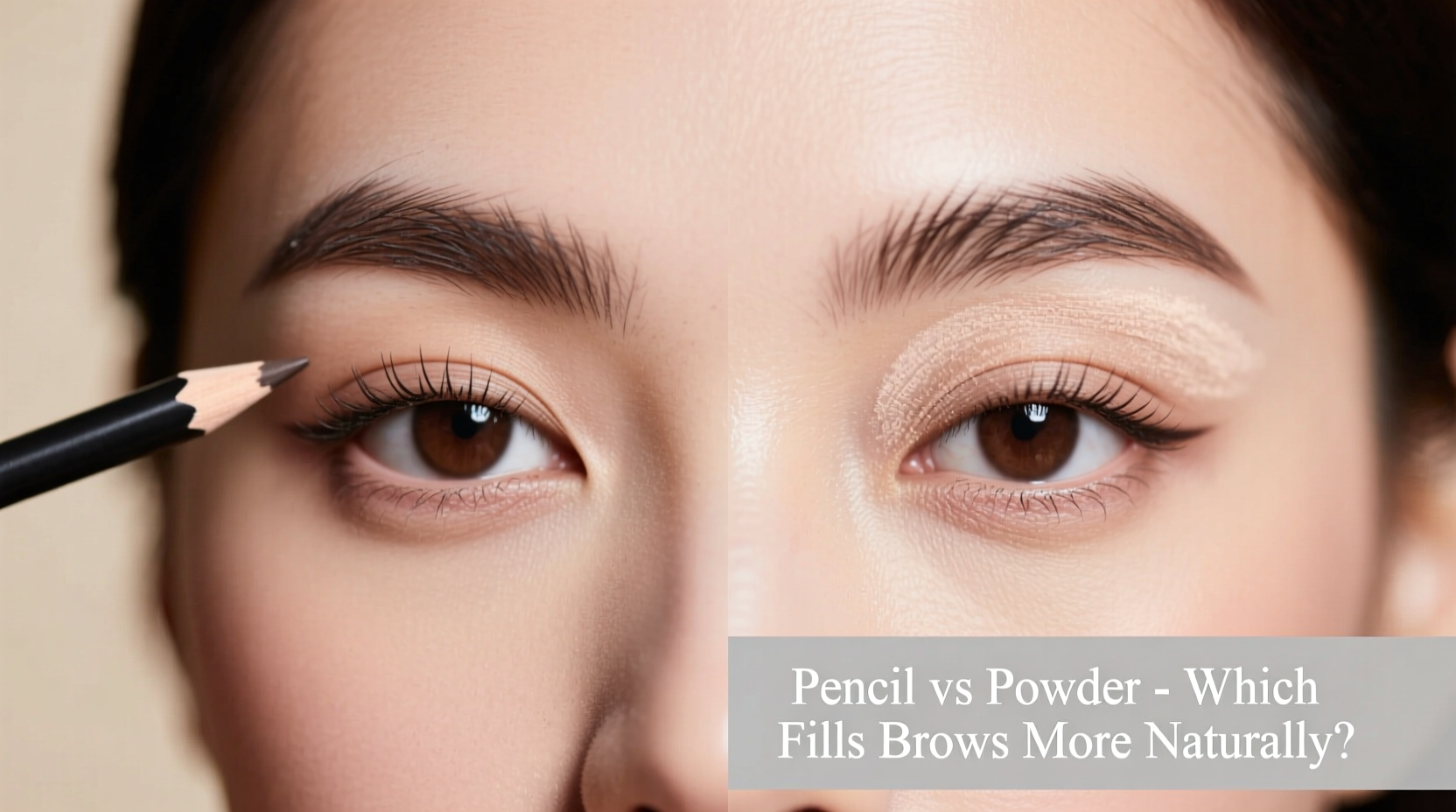eyebrow pencil vs powder which fills sparse brows more naturally