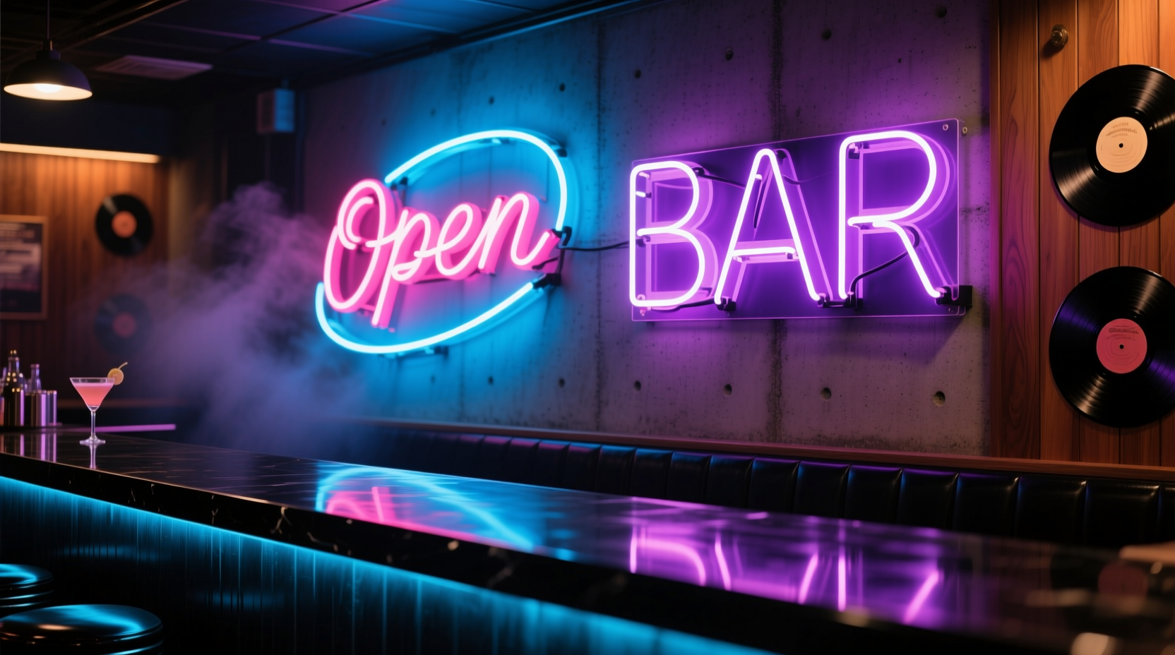 LED-lit bar signs cool ambiance or cheesy dorm room relic