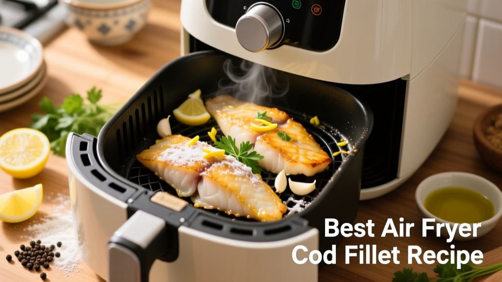 Best Air Fryer Cod Fillet Recipe (Crispy & Tender!)