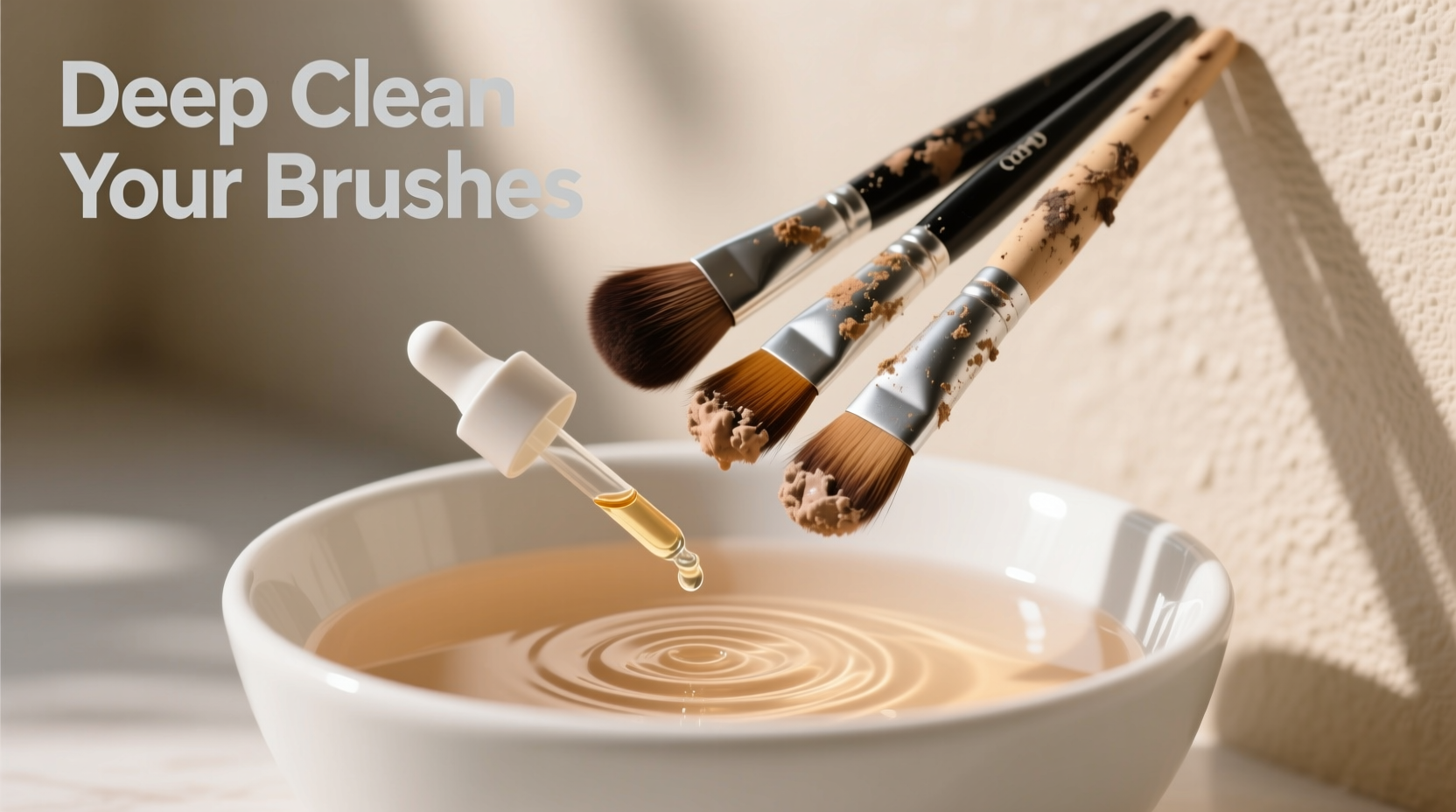 how to refresh stale makeup brushes with a deep cleaning routine