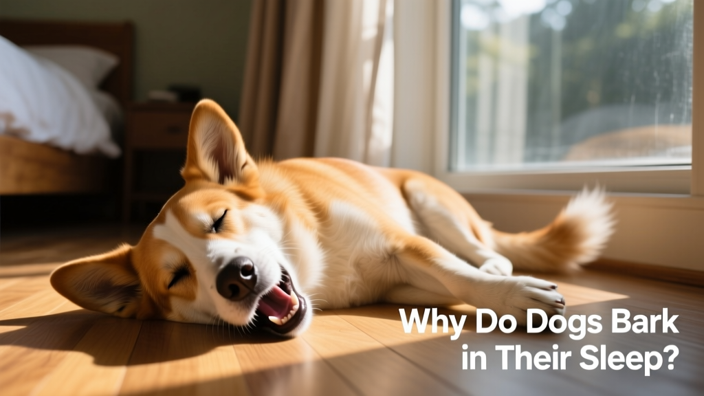 Why do dogs bark in their sleep?