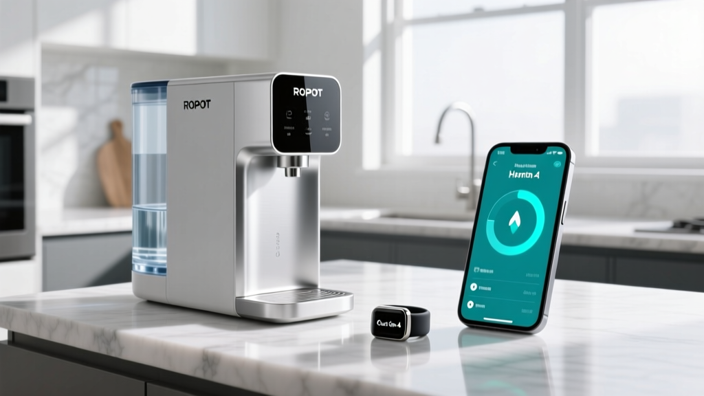 ROPOT Countertop Reverse Osmosis Water System for Wearable Hydration