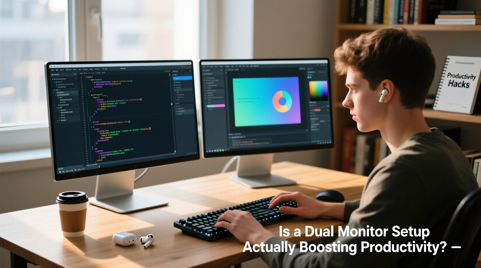 is a dual monitor setup actually boosting productivity or just taking up space