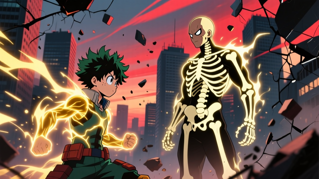 My Hero Academia S5E14 Momentum Hold Technique